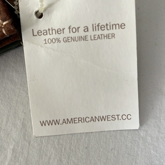 American West leather wallet NWT - Picture 6 of 12